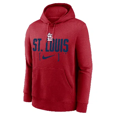 Nike Red St. Louis Cardinals Club Slack Pullover Hoodie