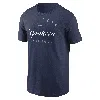 Nike Navy New York Yankees Home Team Athletic Arch T-shirt In Blue