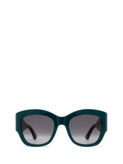 Cartier Square Frame Sunglasses In Green