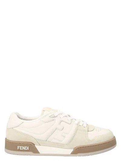 Fendi ' Match' Sneakers In White