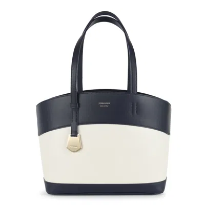 Ferragamo Bags In Marte Lux Midnight/mascar