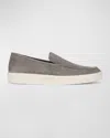 Vince Men's Suede Casual Sport Loafers In Gray
