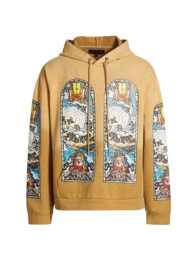 Who Decides War Tan Chalice Hoodie In White