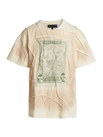 Who Decides War Beige Currency T-shirt In Cream