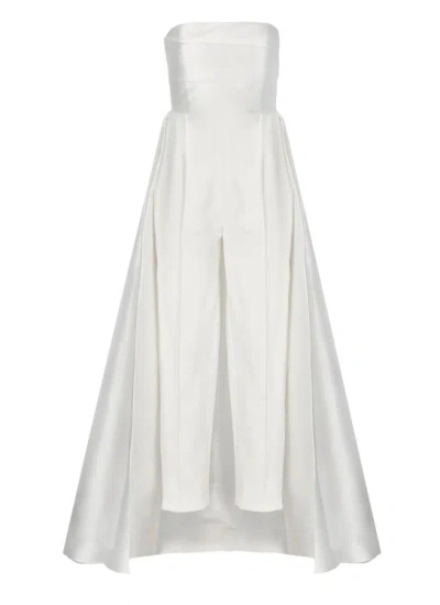 Solace London Astra Jumpsuit In White