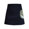 Gucci Gold Baboon Mini Skirt In Blue