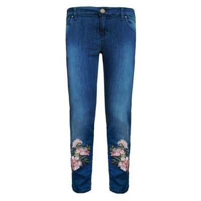 My Pair Of Jeans Pink / Purple / Blue Pink Flower Boyfriend