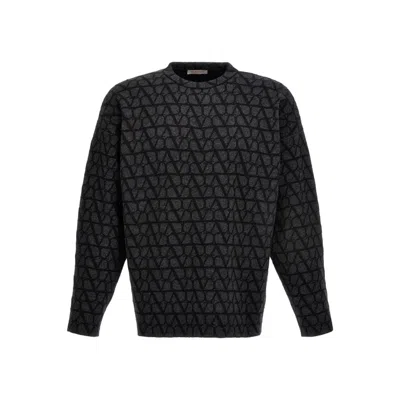 Valentino Toile Iconographe Sweater, Cardigans Black