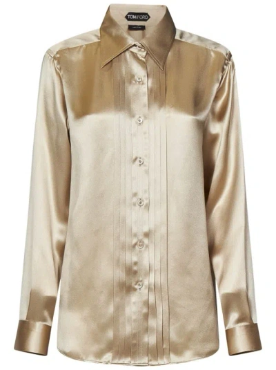 Tom Ford Shirt In Neutrals