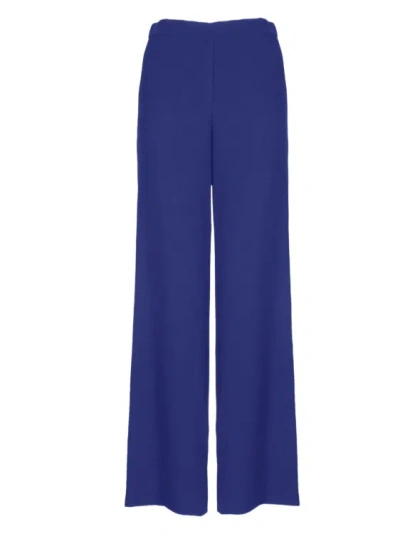 P.a.r.o.s.h. High-waist Wide-leg Trousers In Blue