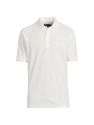 Purple Brand Men's Stretch-cotton Polo Shirt In Off White