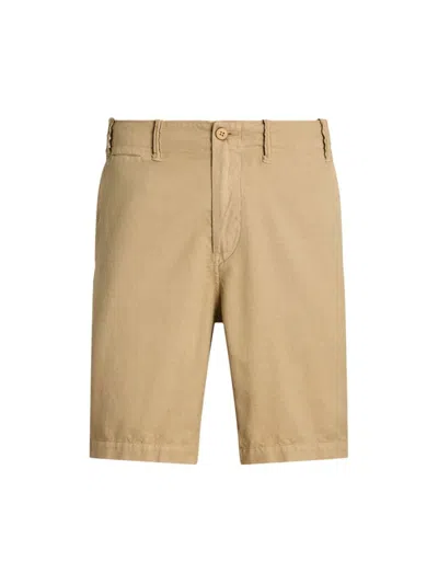 Polo Ralph Lauren Classic Fit Linen-cotton Short In Coastal Beige