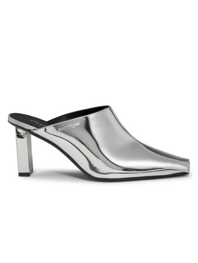 Courrèges Sleek 70mm Mirrored Mules