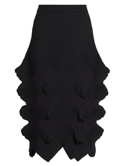Issey Miyake Women's Linkage Midi-skirt In Black