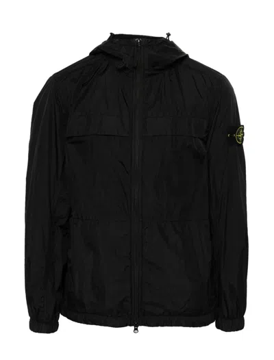 Stone Island Coats Black