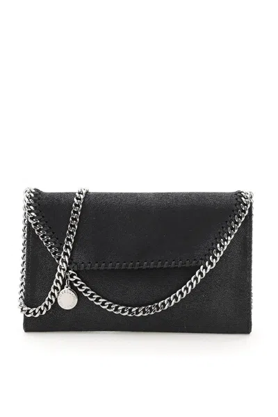 Stella Mccartney Shaggy Deer Mini Crossbody Bag In Black