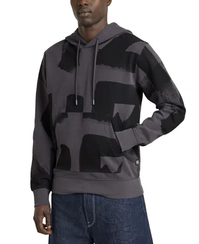 G-star Raw Men's Oversized Logo Hoodie, Created For Macy's In Multicolor