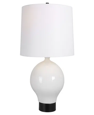 Uttermost 26" Collar Table Lamp In White