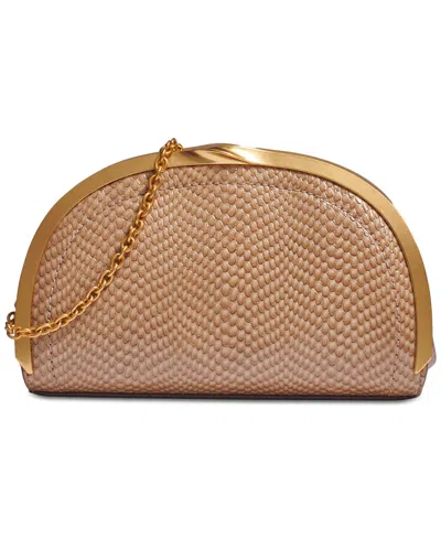 Donna Karan Lawrence Snake Chain Clutch In Fawn