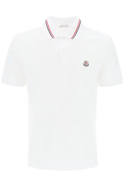 Moncler Ss Polo Clothing In White