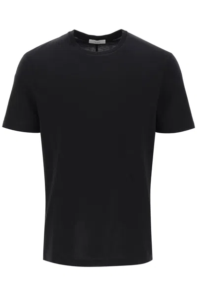 The Row Luke Cotton T-shirt In Black