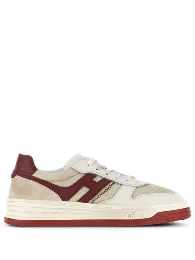 Hogan Sneakers  H630 Greyredwhite In Grey,red,white