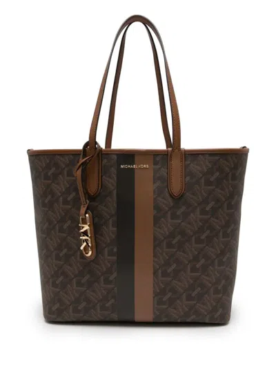 Michael Kors Eliza Shopping  Bags In Brown