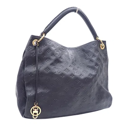 Pre-owned Louis Vuitton Artsy Leather Shoulder Bag () In Blue