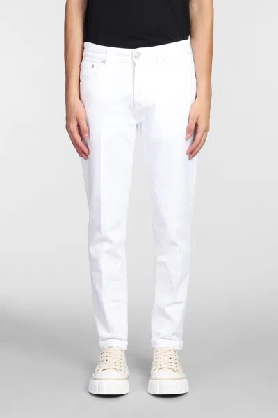Pt01 Jeans In White Cotton