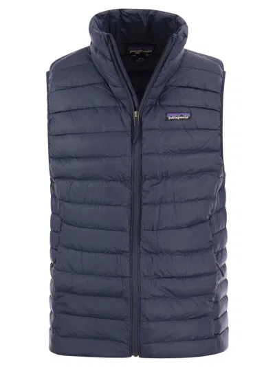 Patagonia 标贴羽绒马甲 In Blue