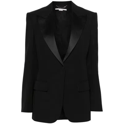 Stella Mccartney Wool Single-breasted Blazer In Black