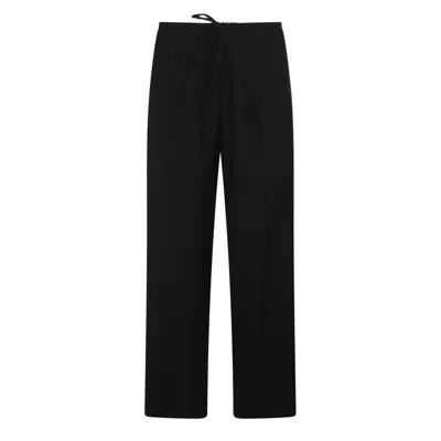 The Row Trousers Black