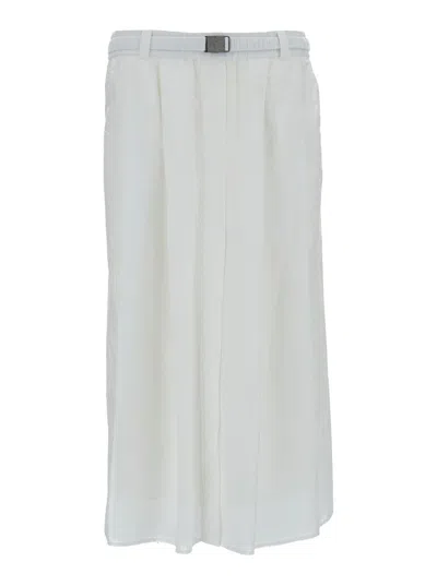 Brunello Cucinelli Skirt In White