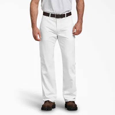 Dickies Flex Relaxed Fit Painter's Pants In White