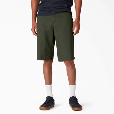 Dickies Skateboarding Slim Fit Shorts, 11" In Green