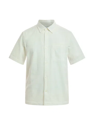 Les Deux Men's Charlie Short Sleeve Shirt White In Neutral