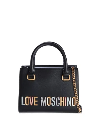 Love Moschino Women's Top Handle Crossbody Bag Black