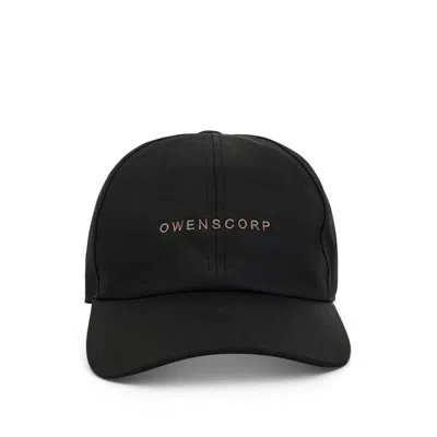 Rick Owens Baseball Cap In Black & Dust