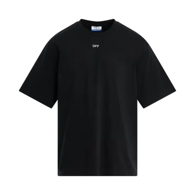 Off-white Off-stamp Skate T-shirt In Black_grey