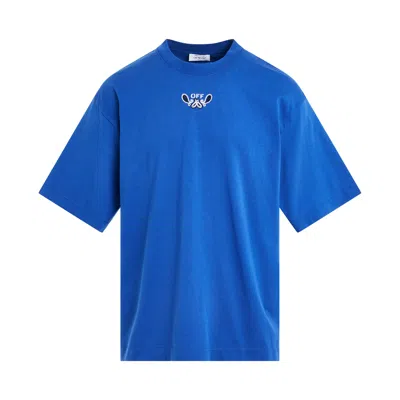 Off-white Bandana Arrow Skate T-shirt In Blue