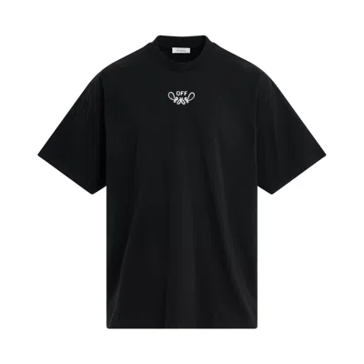 Off-white Bandana Half Arrow Oversized T-shirt In Black