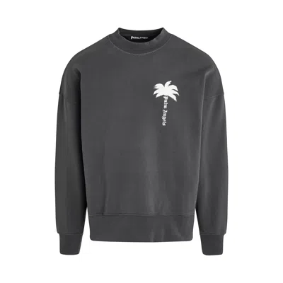 Palm Angels The Palm Gd Sweatshirt In Grey