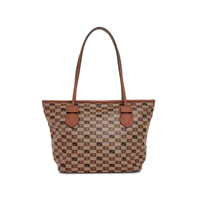 Moreau Saint Tropez Tote Bag Sm With Zip In Brown