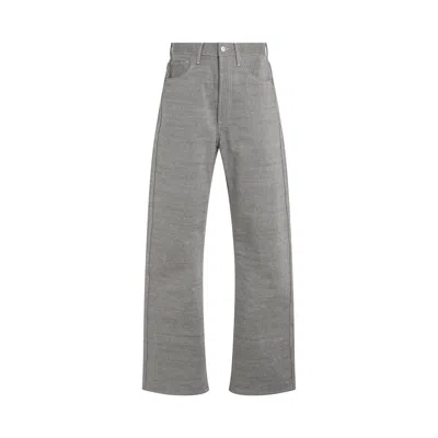 Maison Margiela Broken Twill 5 Pocket Pants In Gray