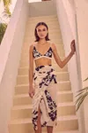 Carolina K Irina Bikini Top Bold Flowers
