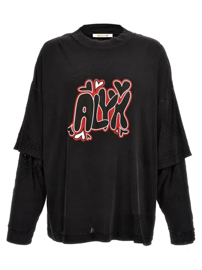 Alyx Black Needle Punch Long Sleeve T-shirt