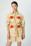 Chufy Cypress Embroidered Jacket In Palm Dye Olive