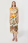 Chufy Nubia Maxi Dress In Petal Skin Yellow