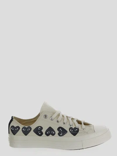 Comme Des Garçons Play Comme Des Garcons Play Sneakers In Neutral