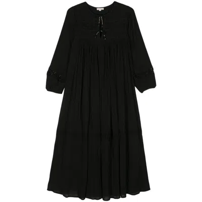 Louise Misha Gypse Cotton Dress In Black